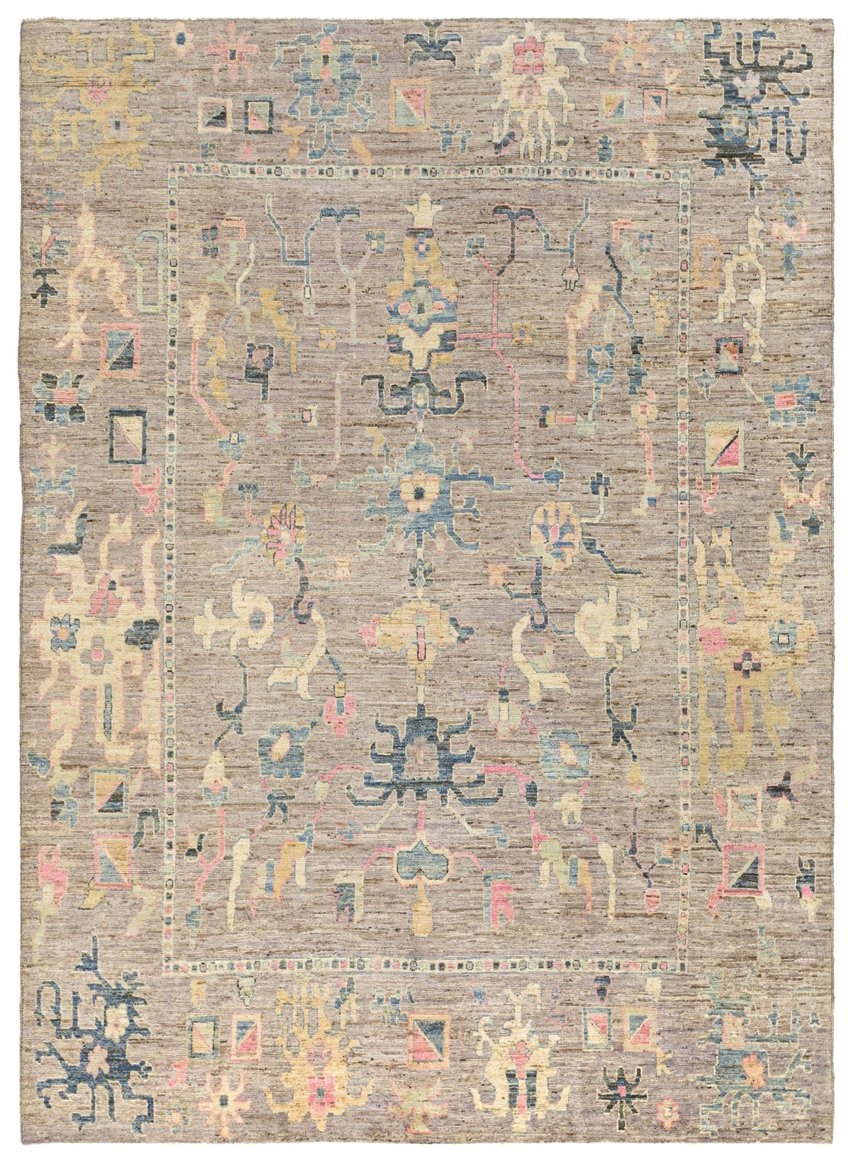 Oushak Handwoven Traditional Rug