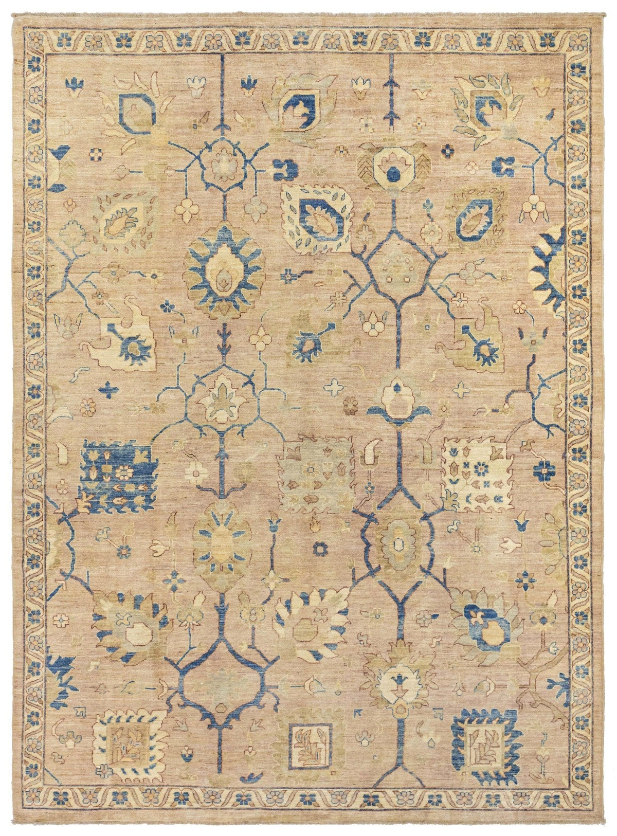 Oushak Handwoven Traditional Rug