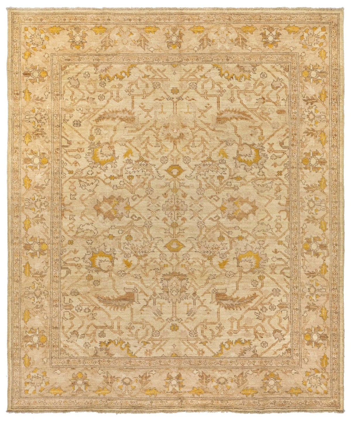 Oushak Handwoven Traditional Rug