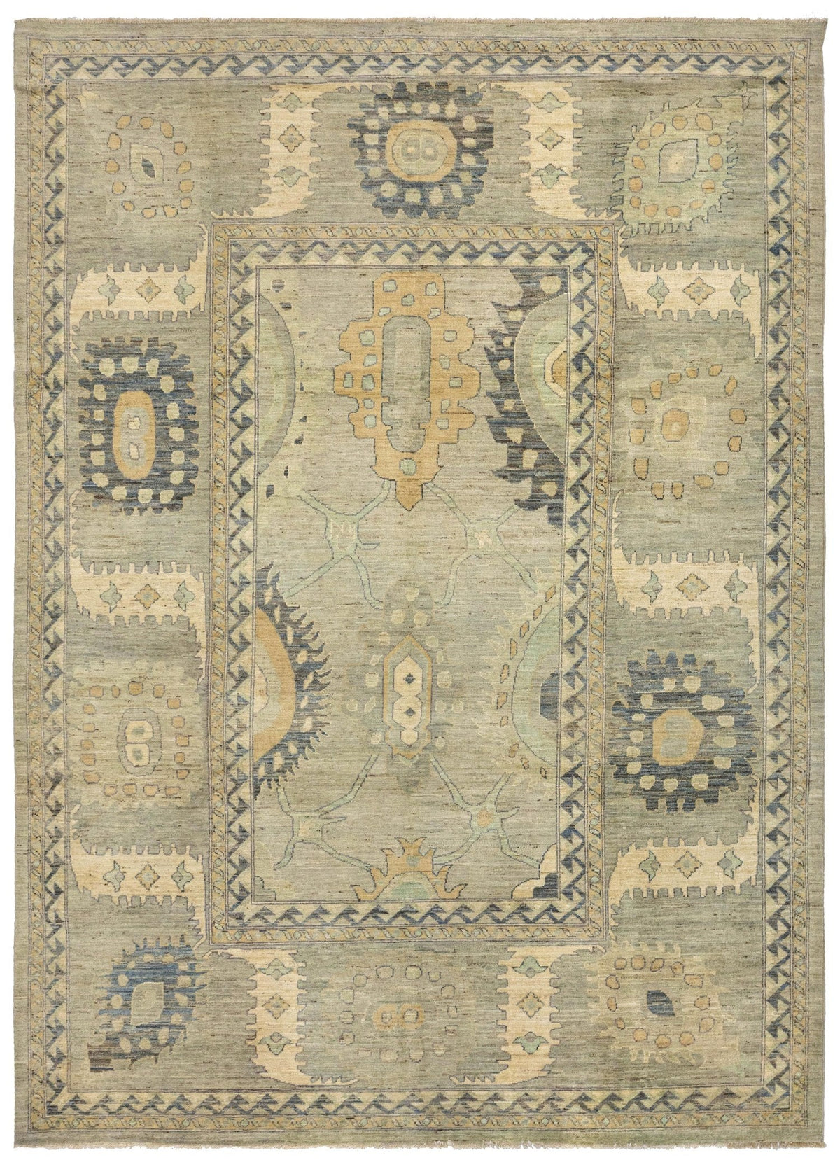 Oushak Handwoven Traditional Rug