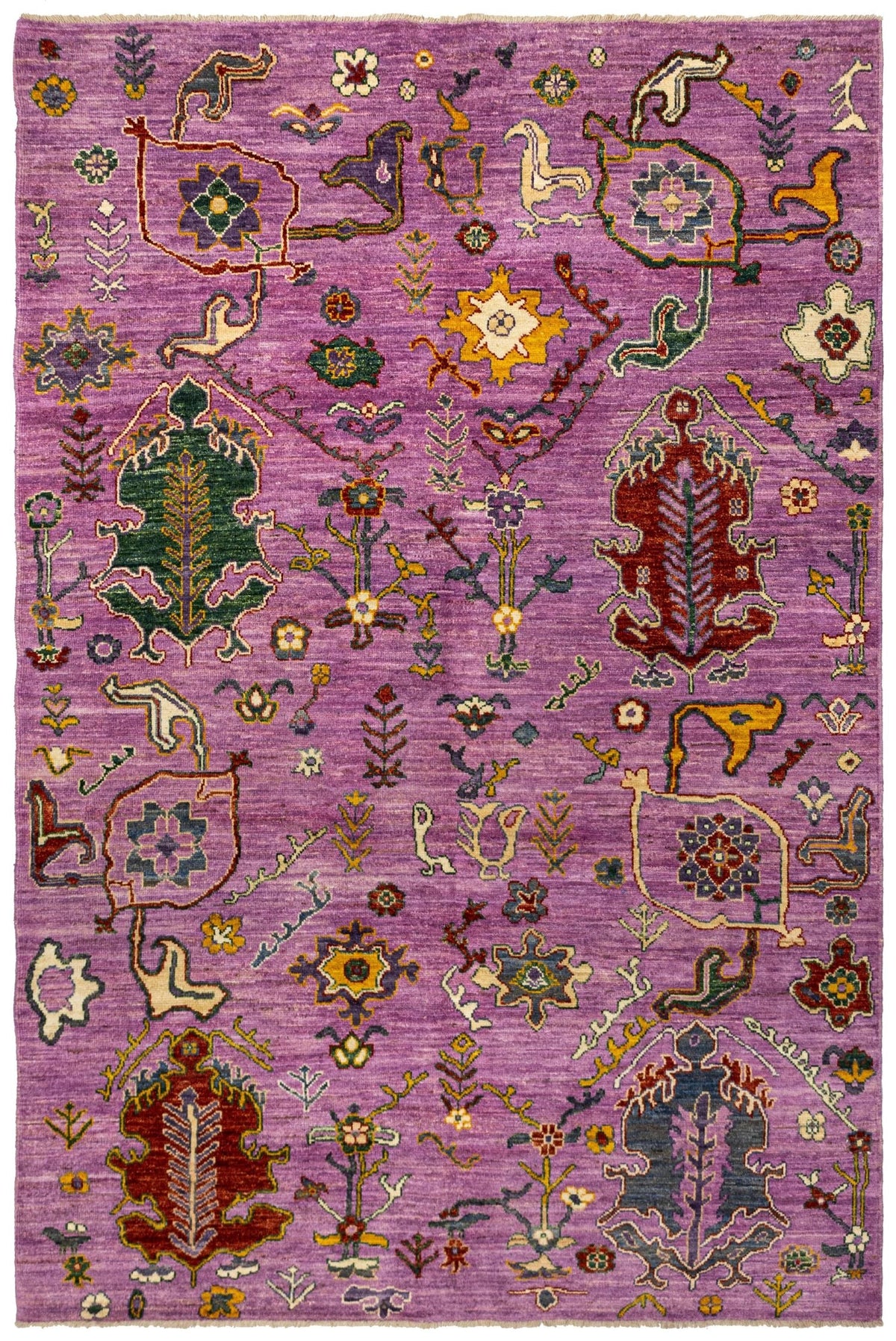 Oushak Handwoven Traditional Rug
