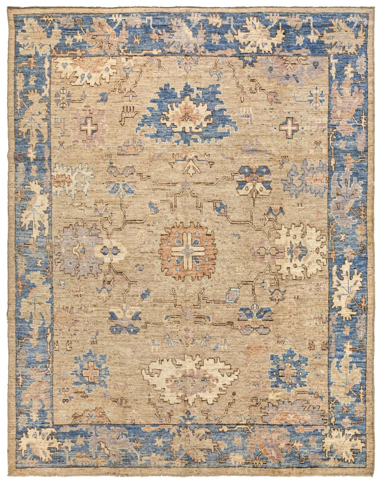 Oushak Handwoven Traditional Rug