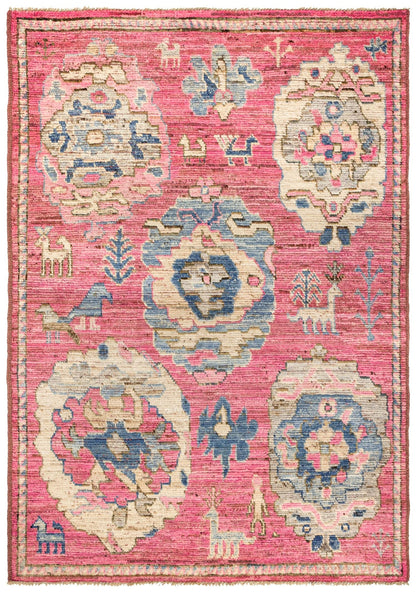 Oushak Handwoven Traditional Rug