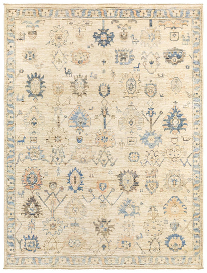 Oushak Handwoven Traditional Rug