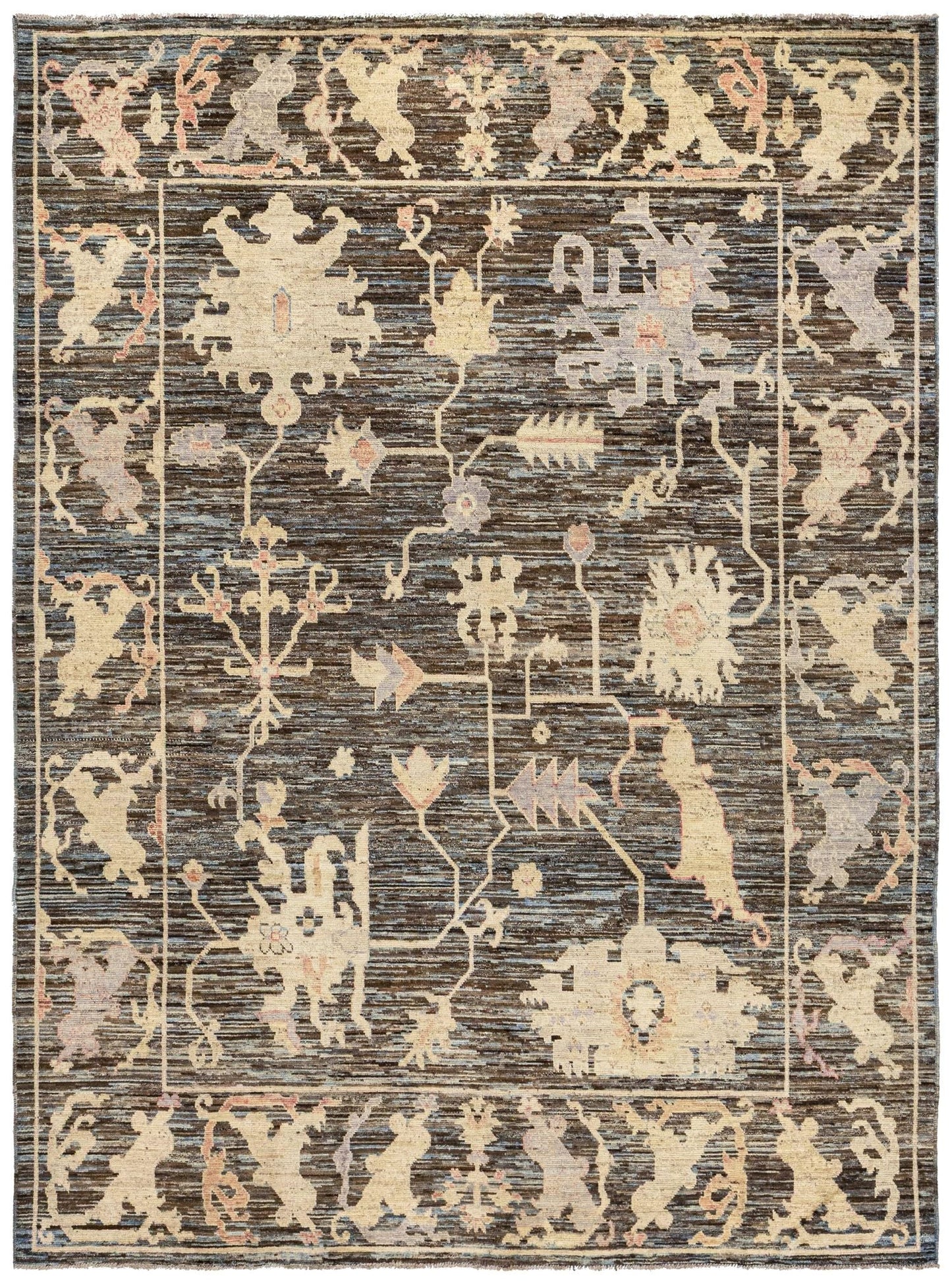 Oushak Handwoven Traditional Rug