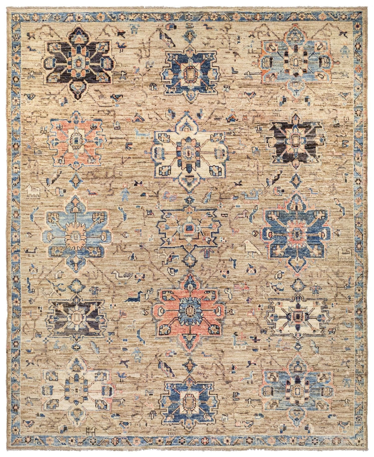 Oushak Handwoven Traditional Rug