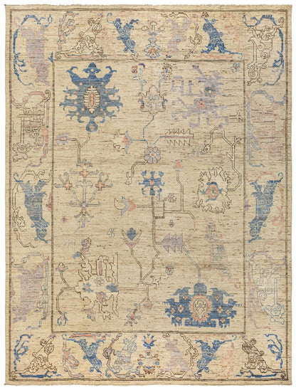 Oushak Handwoven Traditional Rug