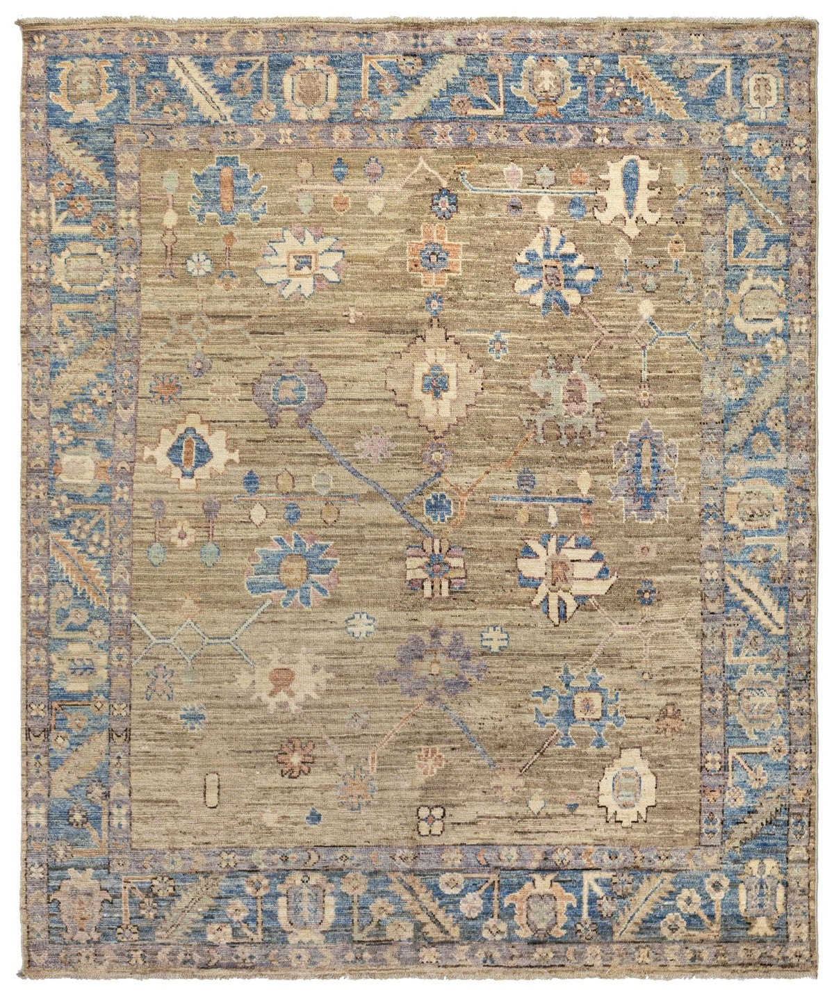 Oushak Handwoven Traditional Rug