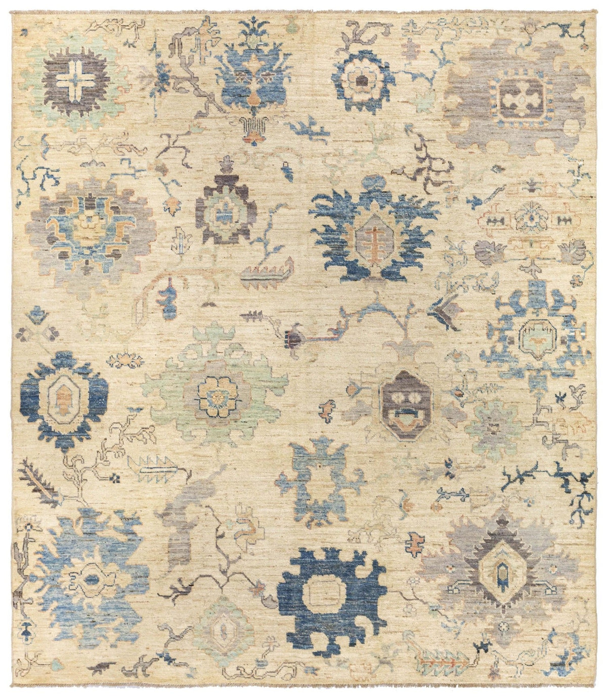 Oushak Handwoven Traditional Rug