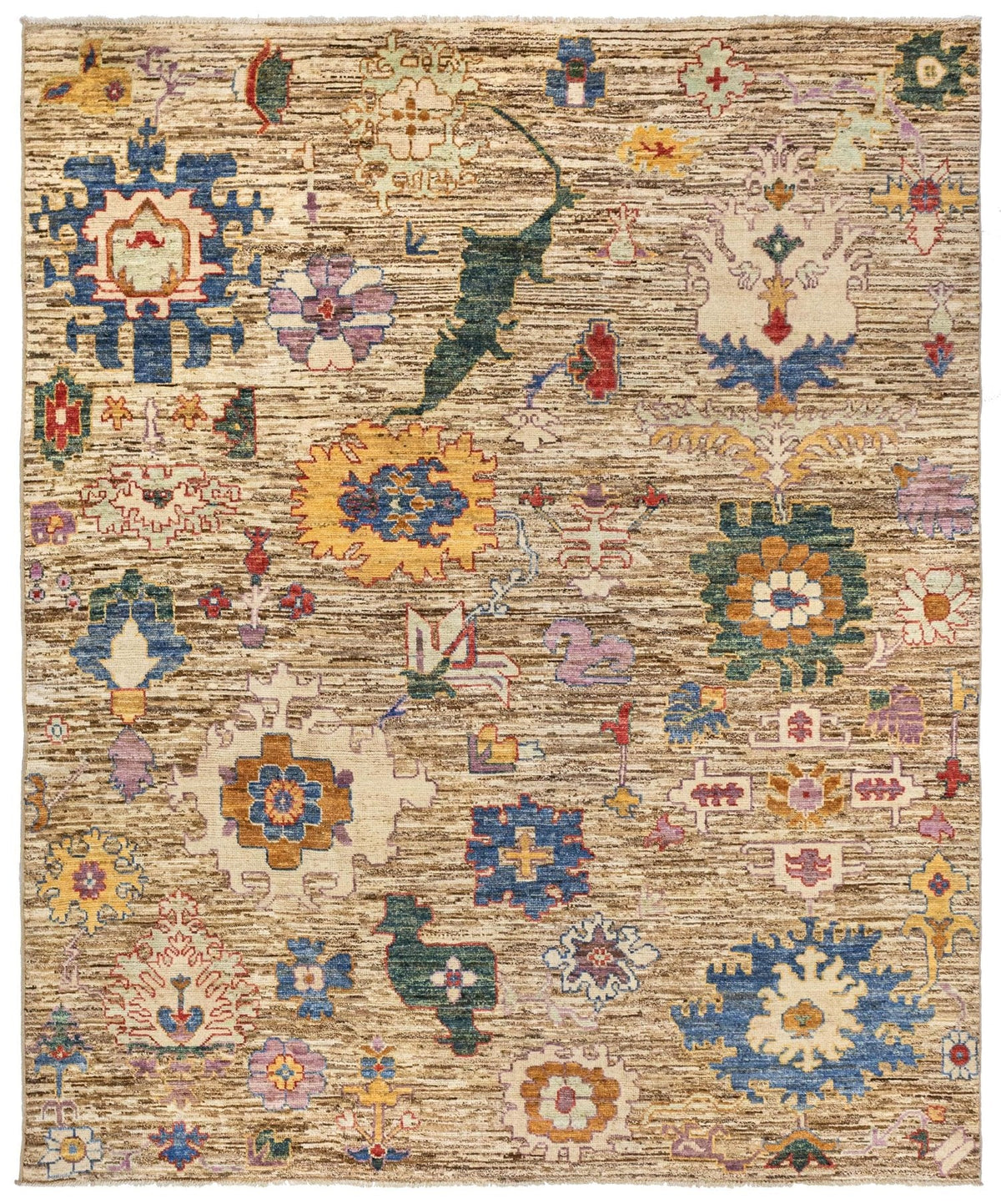 Oushak Handwoven Traditional Rug