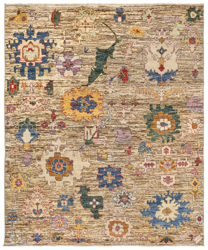 Oushak Handwoven Traditional Rug