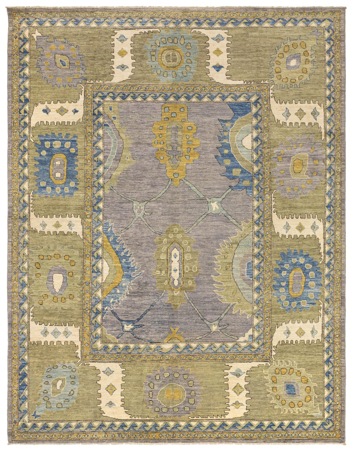 Oushak Handwoven Traditional Rug