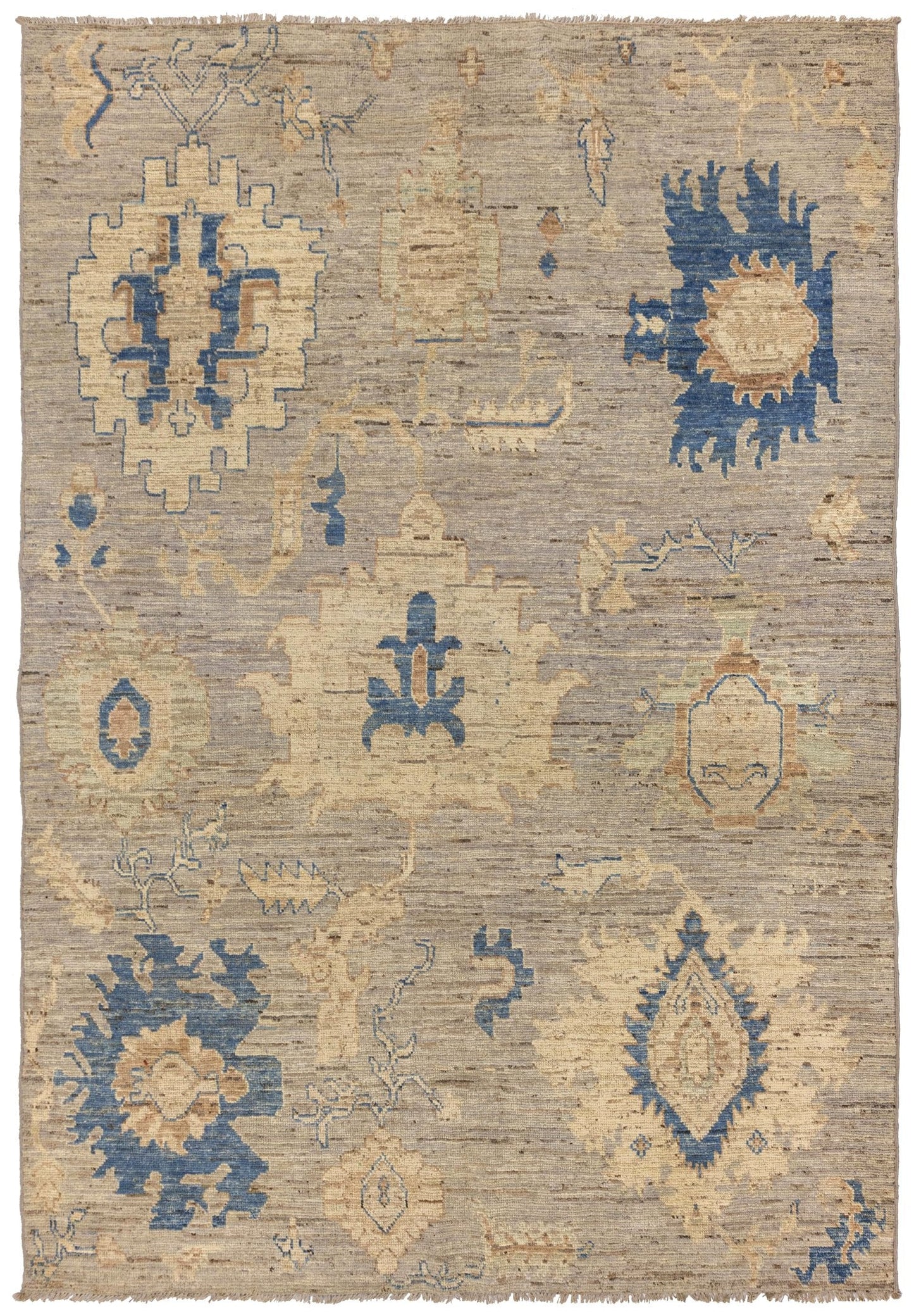Oushak Handwoven Traditional Rug