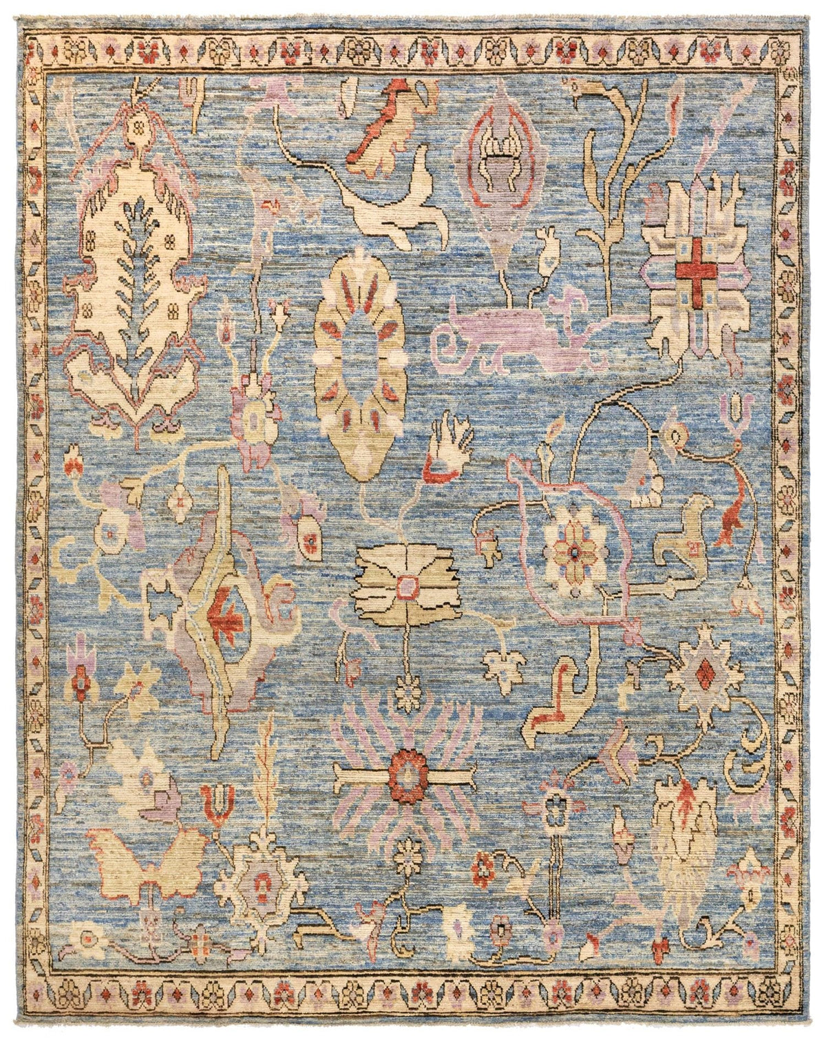 Oushak Handwoven Traditional Rug