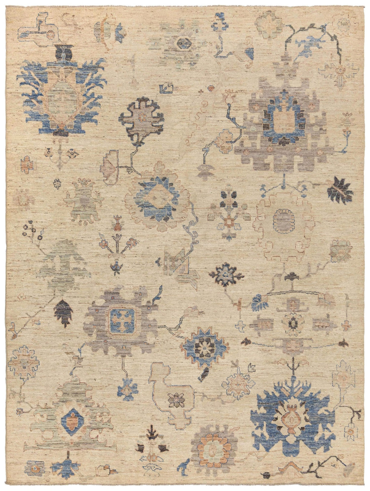 Oushak Handwoven Traditional Rug