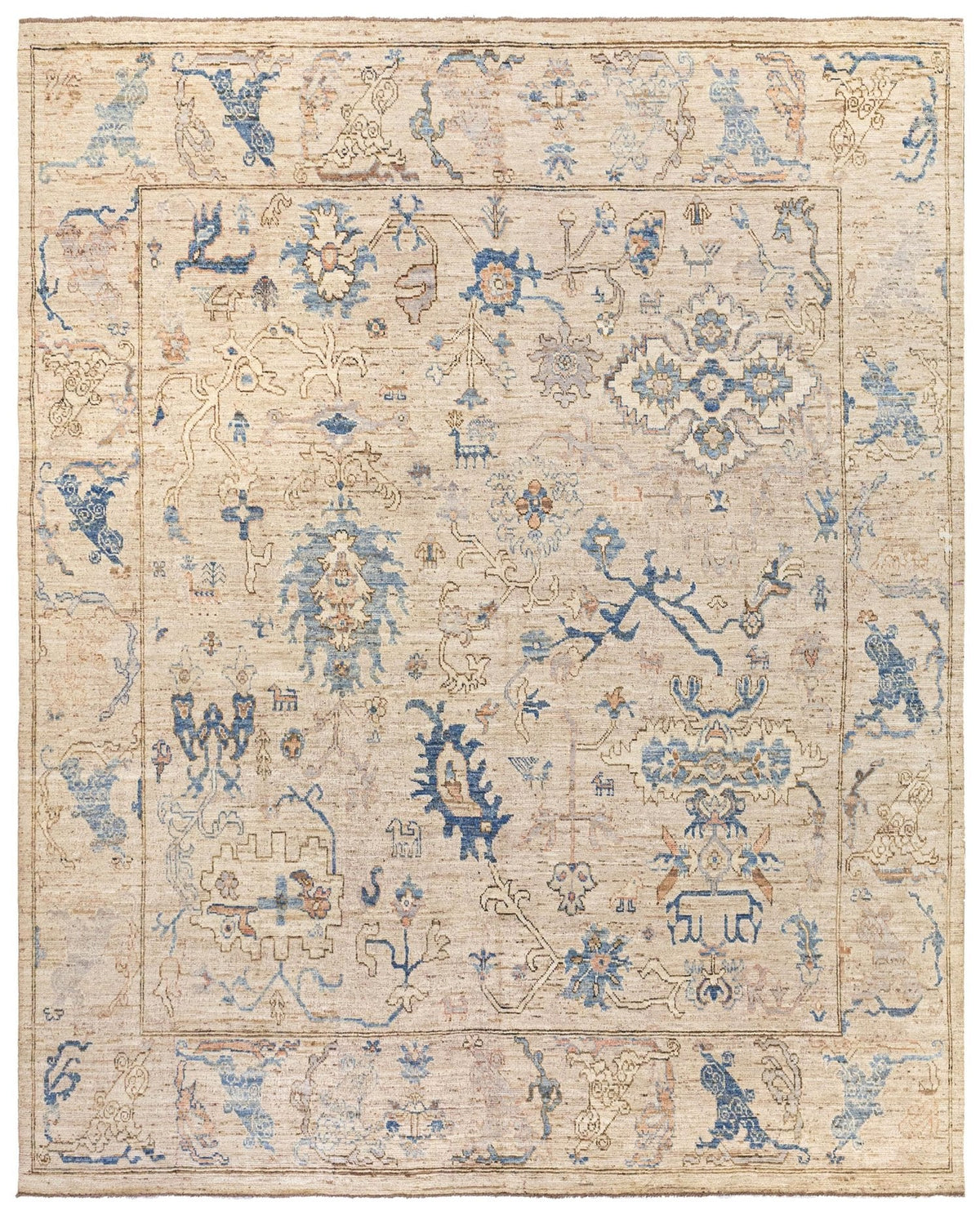 Oushak Handwoven Traditional Rug
