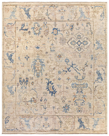 Oushak Handwoven Traditional Rug