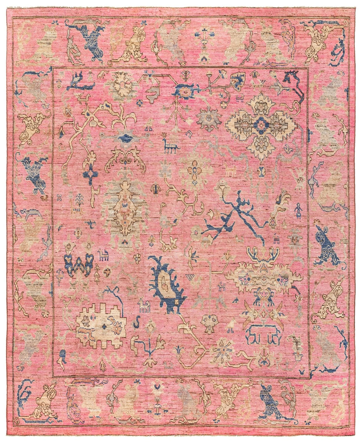 Oushak Handwoven Traditional Rug