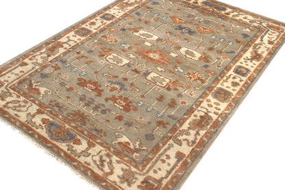 Oushak 6 Handwoven Traditional Rug, J71556