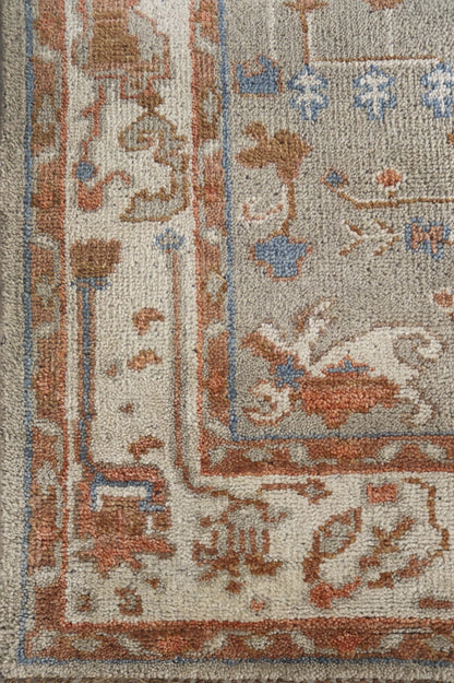 Oushak 6 Handwoven Traditional Rug, J71556