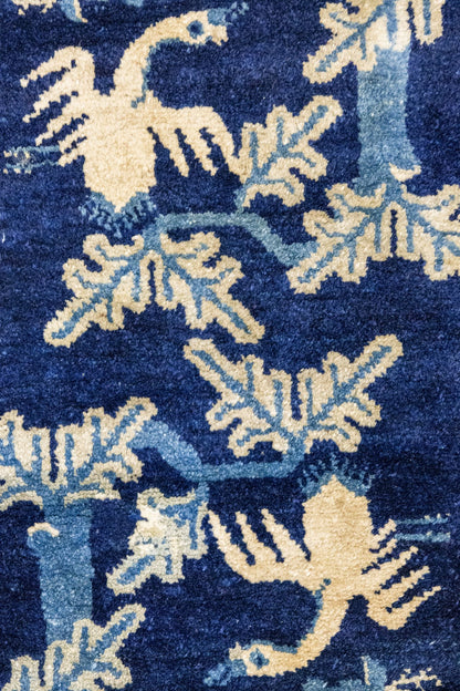 Antique Peking Handwoven Traditional Rug, J87311