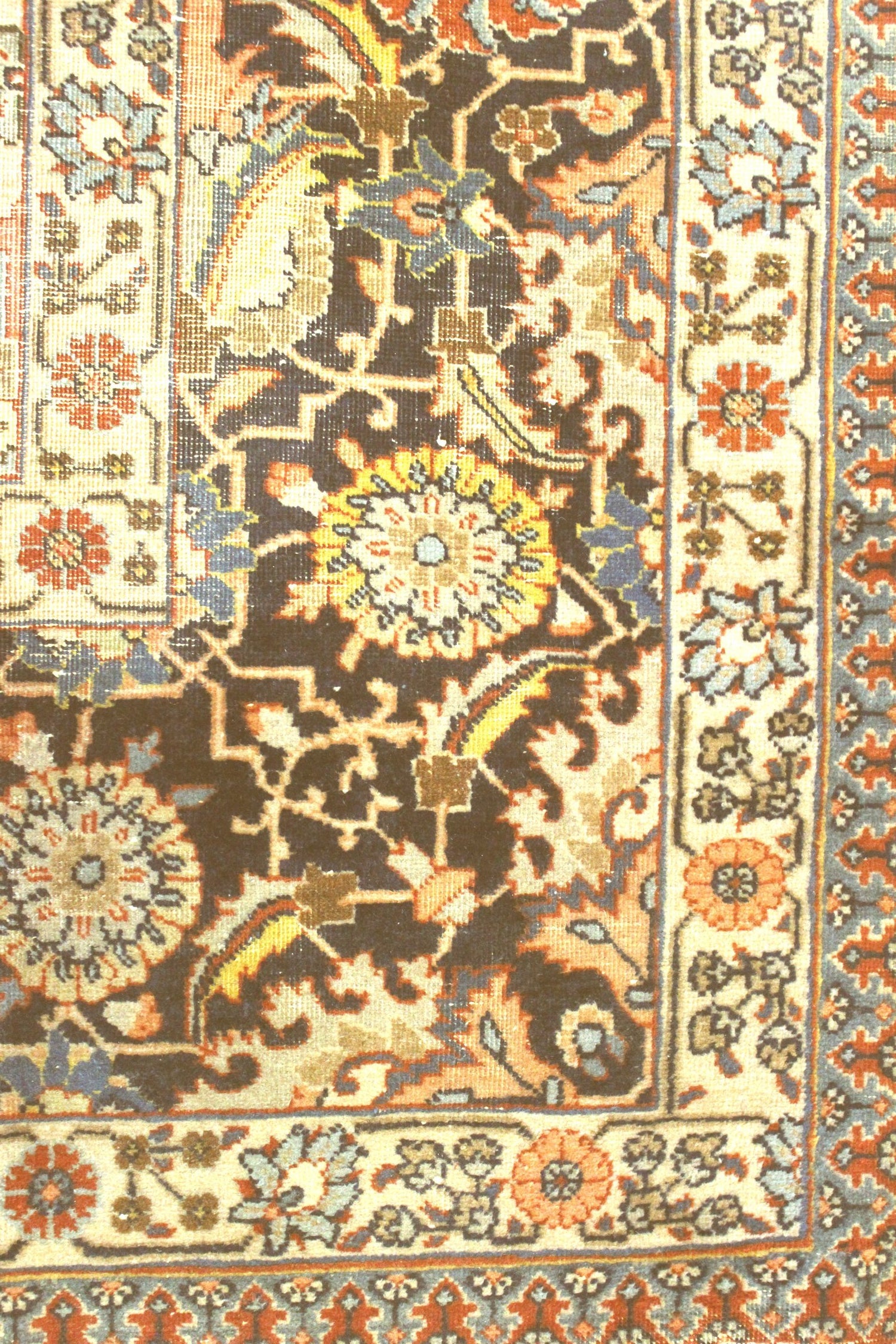 Vintage Petag Tabriz Handwoven Traditional Rug, J67531