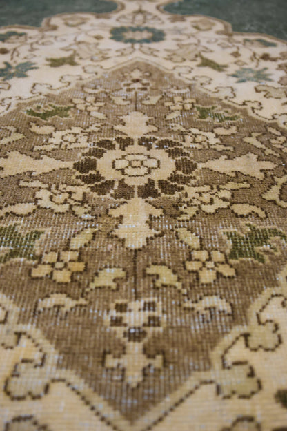 Vintage Romanian Handwoven Traditional Rug, J68470