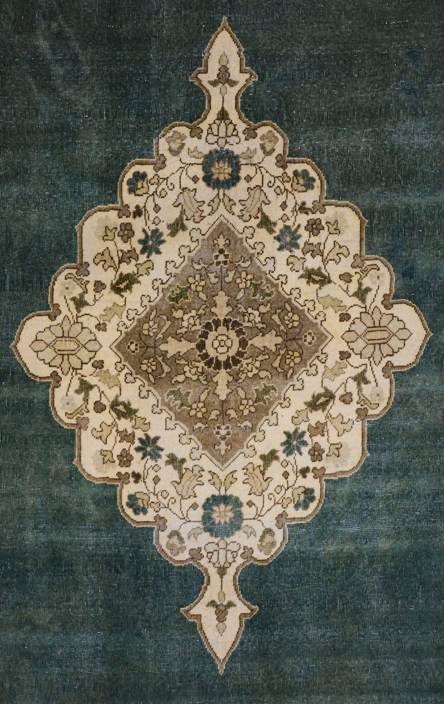 Vintage Romanian Handwoven Traditional Rug, J68470