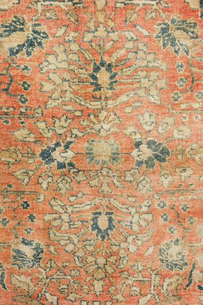 Vintage Sarouk Handwoven Traditional Rug, J73343