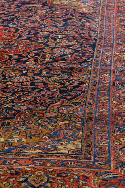 Antique Sarouk Handwoven Traditional Rug, 84378