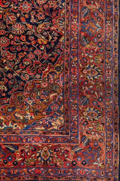 Antique Sarouk Handwoven Traditional Rug, 84378