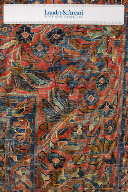 Antique Sarouk Handwoven Traditional Rug, 84378