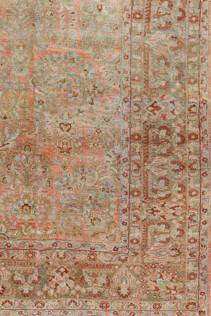 Antique Sarouk Handwoven Traditional Rug, J79455