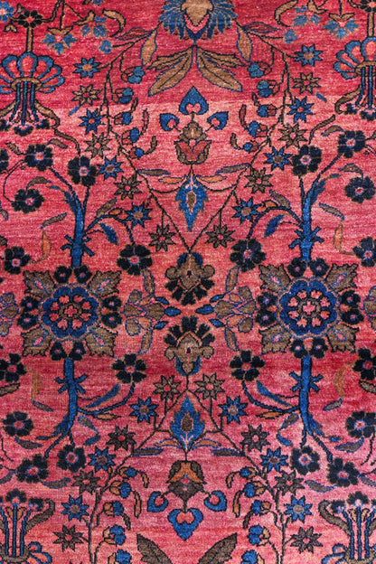 Antique Sarouk Handwoven Traditional Rug, J79885