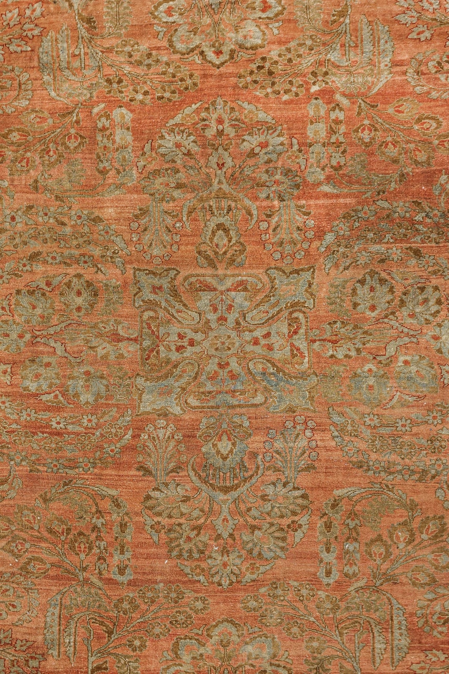 Vintage Sarouk Handwoven Traditional Rug, J81288