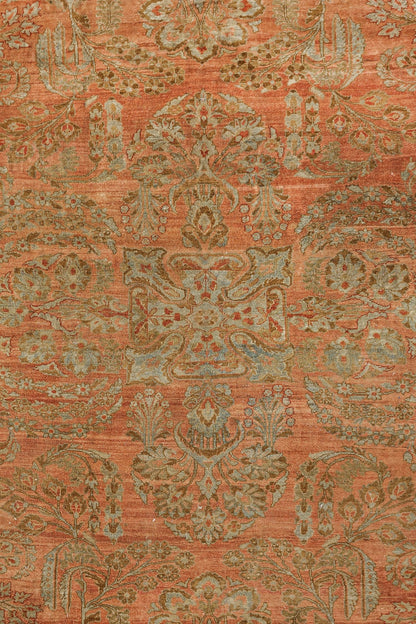 Vintage Sarouk Handwoven Traditional Rug, J81288