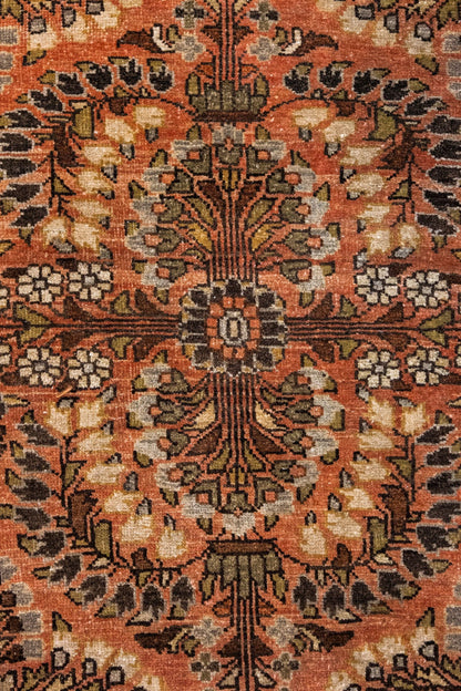 Vintage Sarouk Handwoven Traditional Rug, J86458