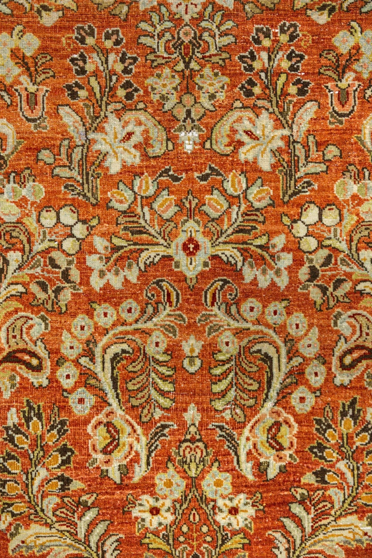 Vintage Sarouk Handwoven Traditional Rug, J86551