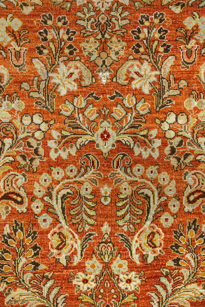 Vintage Sarouk Handwoven Traditional Rug, J86551