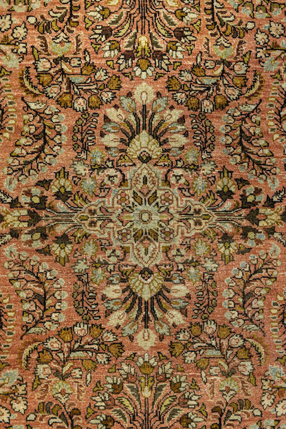 Vintage Sarouk Handwoven Traditional Rug, J86564