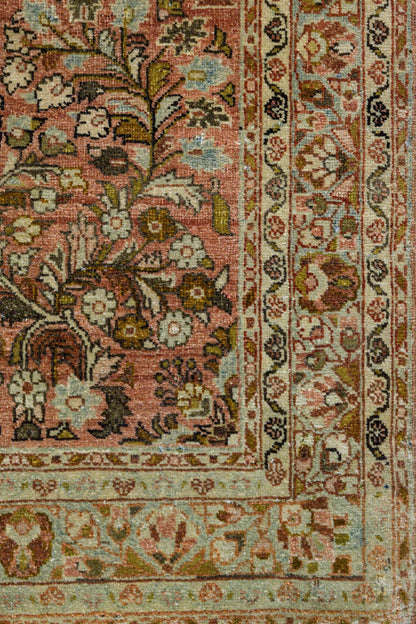 Vintage Sarouk Handwoven Traditional Rug, J86564