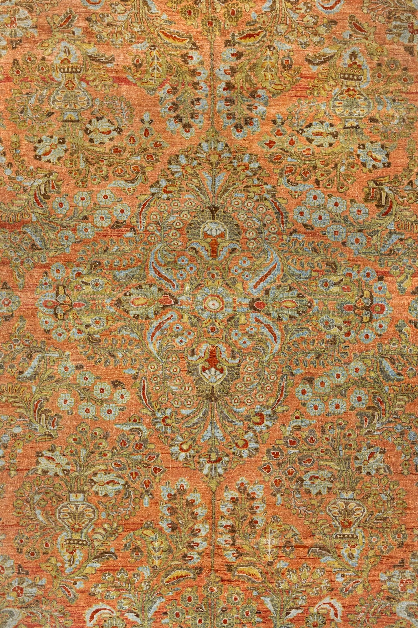 Vintage Sarouk Handwoven Traditional Rug, J88226