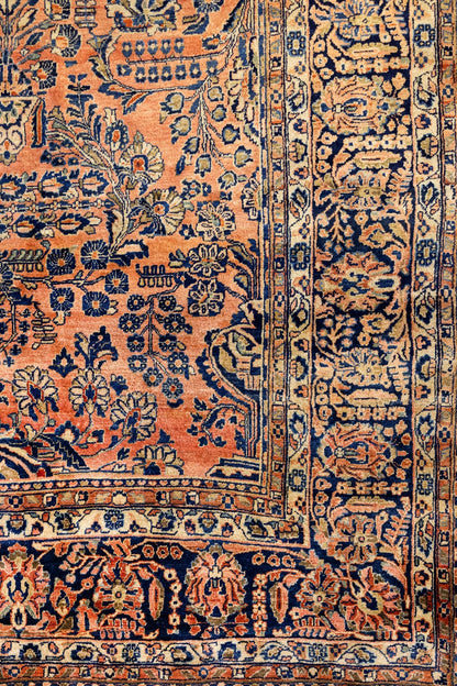 Antique Sarouk Handwoven Traditional Rug, J88831