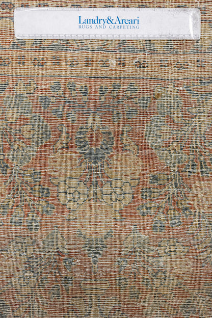 Vintage Sarouk Handwoven Traditional Rug, J89143