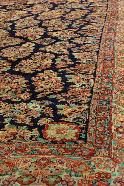 Antique Sarouk Handwoven Traditional Rug, JF8789