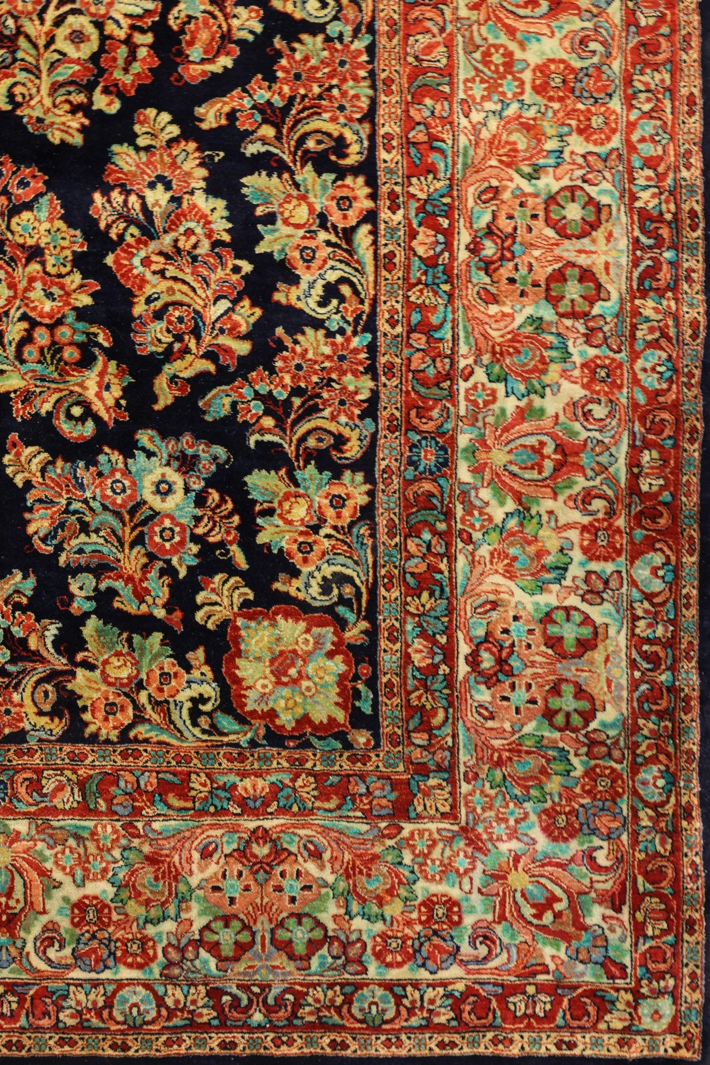 Antique Sarouk Handwoven Traditional Rug, JF8789