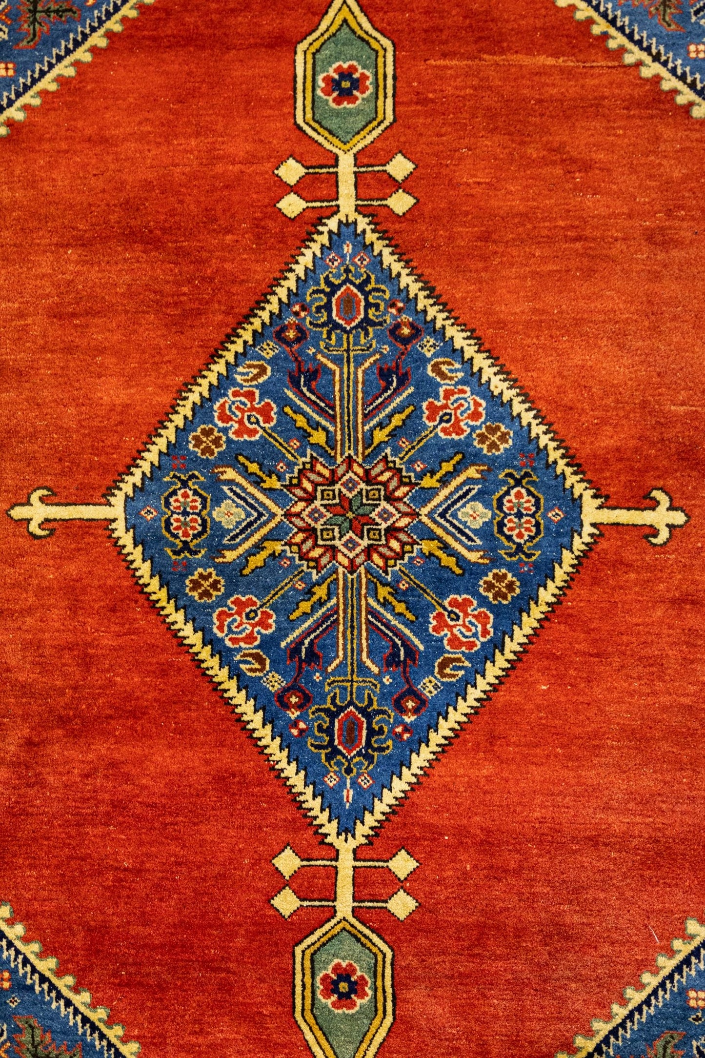 Antique Sinkiang Handwoven Traditional Rug, J87286
