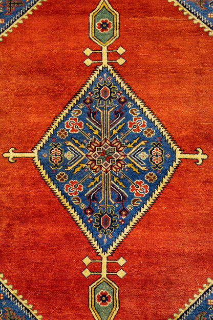 Antique Sinkiang Handwoven Traditional Rug, J87286