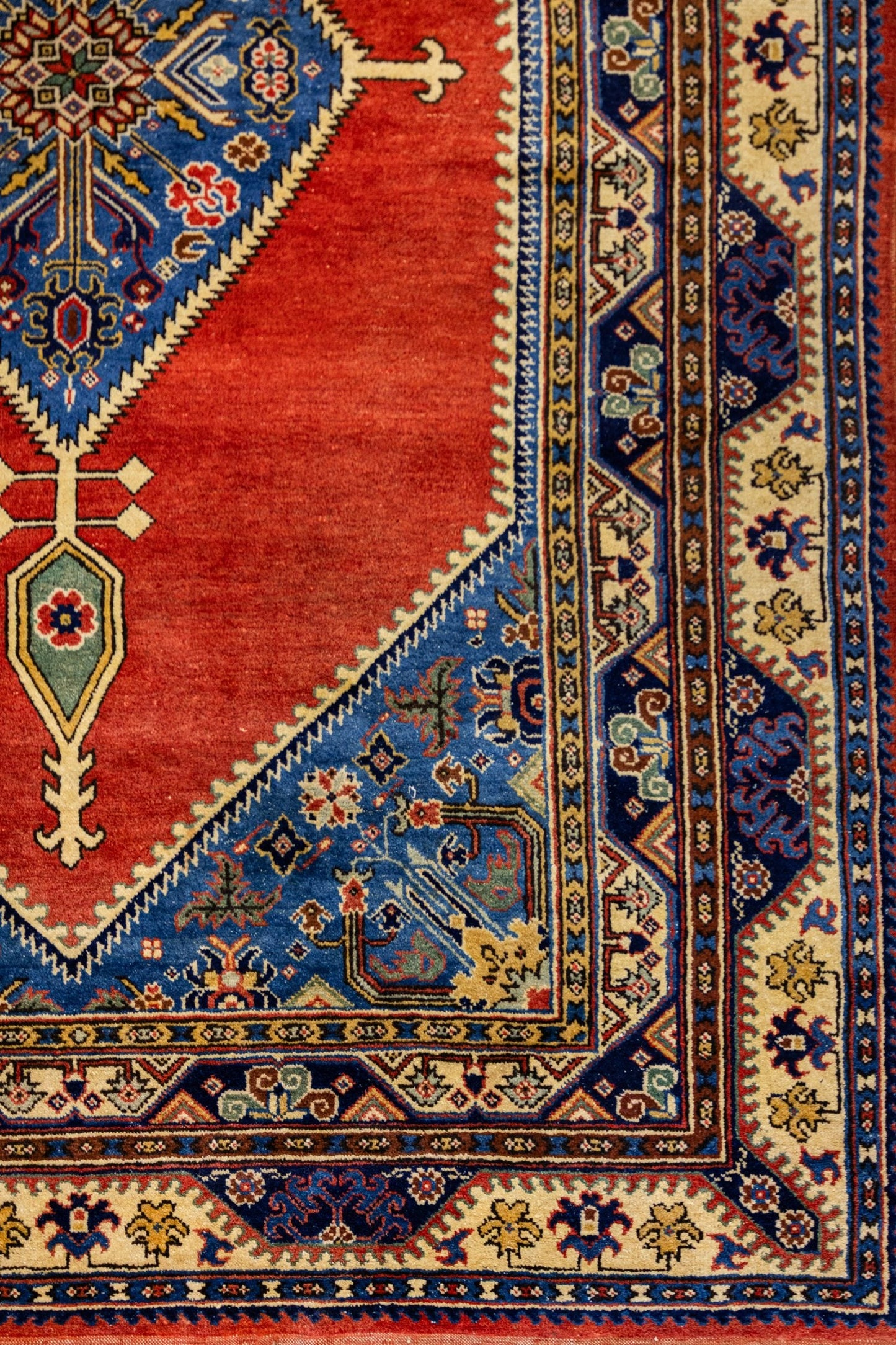 Antique Sinkiang Handwoven Traditional Rug, J87286