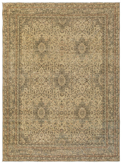 Vintage Sivas Handwoven Traditional Rug